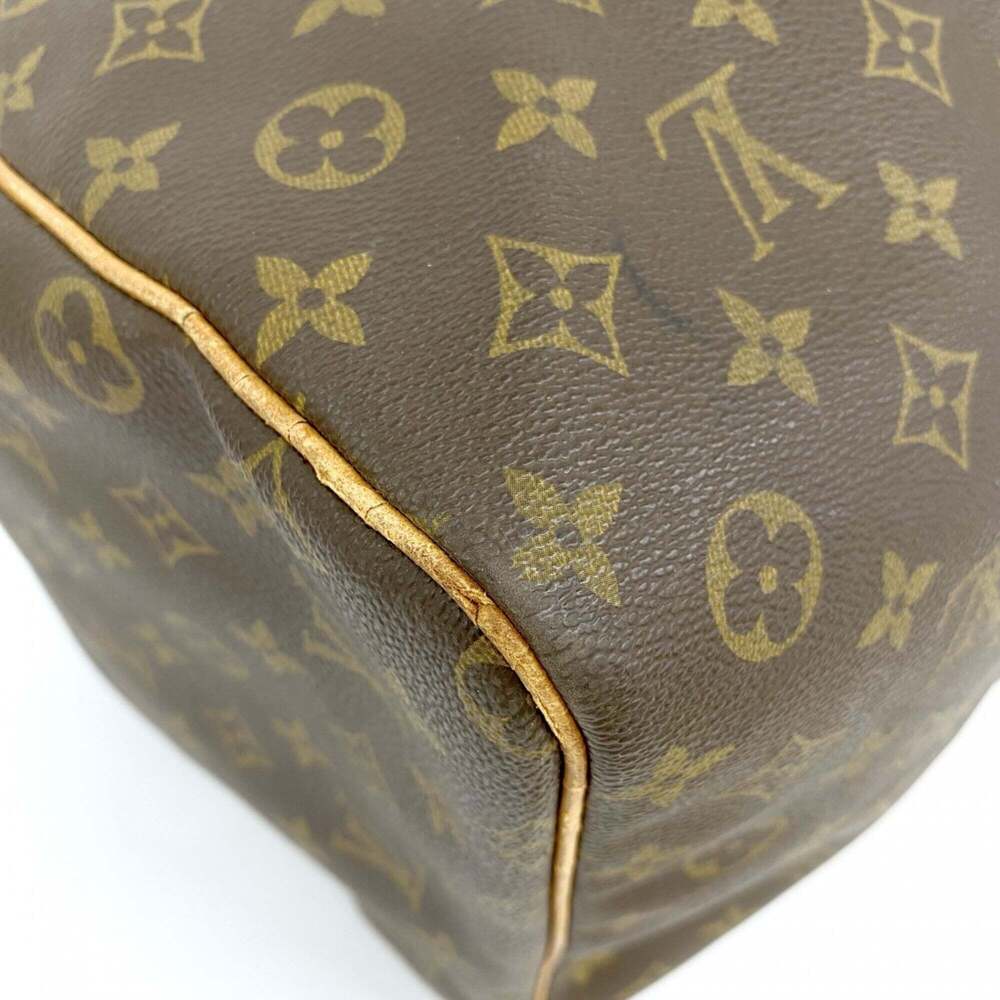 LOUIS VUITTON Brown Monogram Keepall 60 Boston Bag - Picture 7 of 13